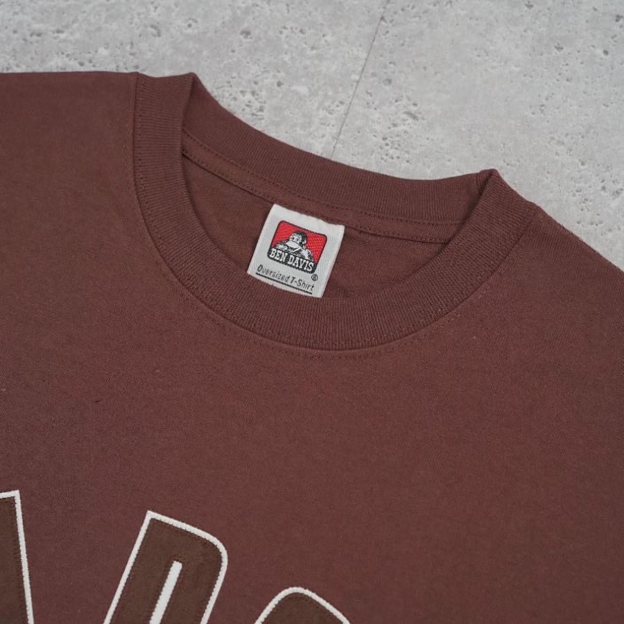 BEN DAVIS ベンデイビス ヘビーウェイト Tシャツ メンズ 半袖 ARCH LOGO ULTRA HEAVY TEE ブラウン | BEN DAVIS | 03