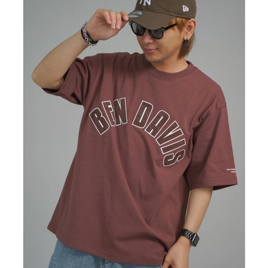 BEN DAVIS ベンデイビス ヘビーウェイト Tシャツ メンズ 半袖 ARCH LOGO ULTRA HEAVY TEE ブラウン | BEN DAVIS | 07