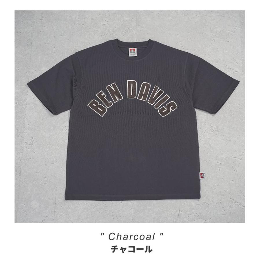 BEN DAVIS ベンデイビス ヘビーウェイト Tシャツ メンズ 半袖 ARCH LOGO ULTRA HEAVY TEE チャコール | BEN DAVIS | 02