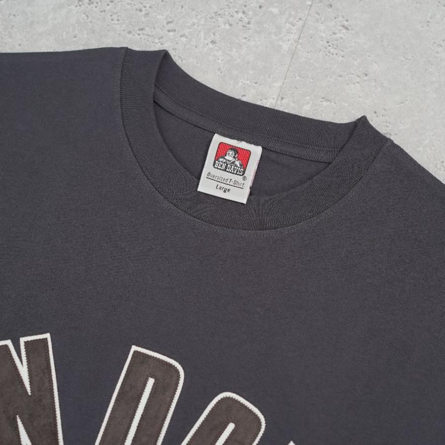 BEN DAVIS ベンデイビス ヘビーウェイト Tシャツ メンズ 半袖 ARCH LOGO ULTRA HEAVY TEE チャコール | BEN DAVIS | 03