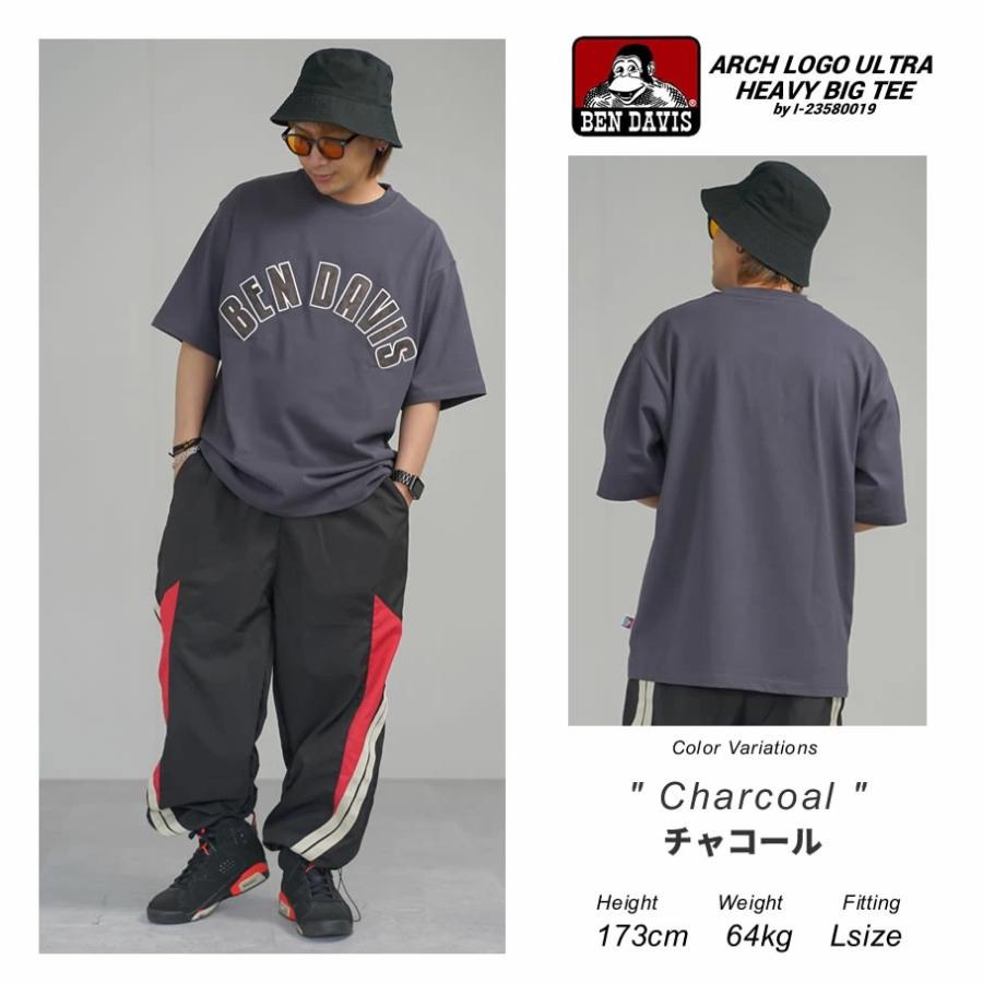 BEN DAVIS ベンデイビス ヘビーウェイト Tシャツ メンズ 半袖 ARCH LOGO ULTRA HEAVY TEE チャコール | BEN DAVIS | 07