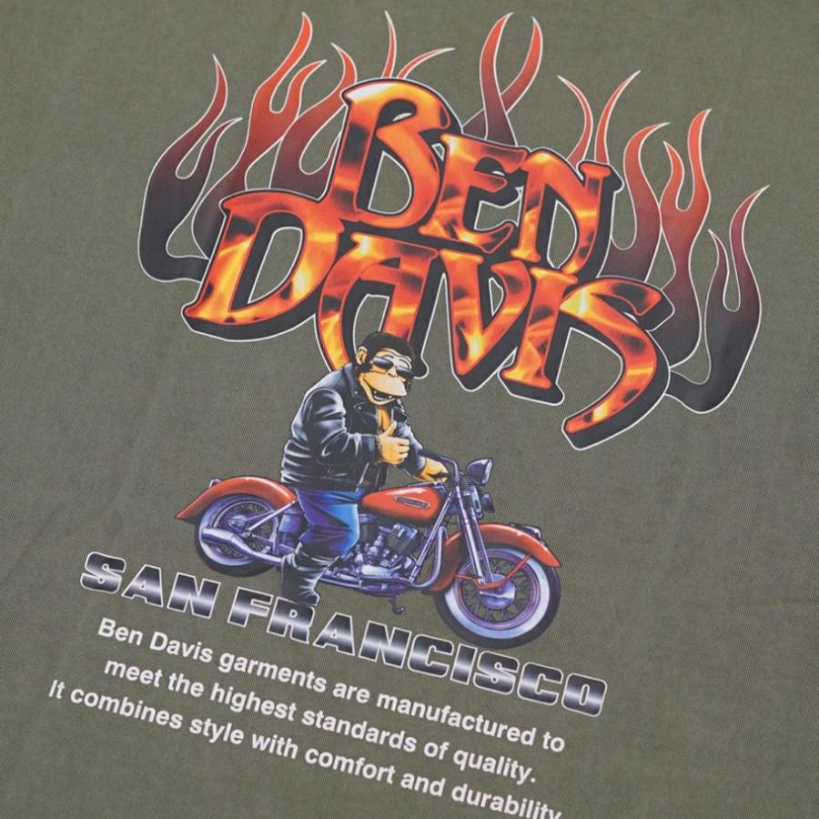 BEN DAVIS ベンデイビス Tシャツ メンズ 半袖 GORILLA BIKE VNTG TEE カーキ | BEN DAVIS | 11