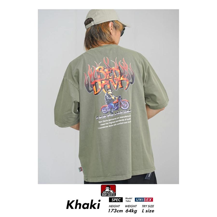 BEN DAVIS ベンデイビス Tシャツ メンズ 半袖 GORILLA BIKE VNTG TEE カーキ | BEN DAVIS | 02