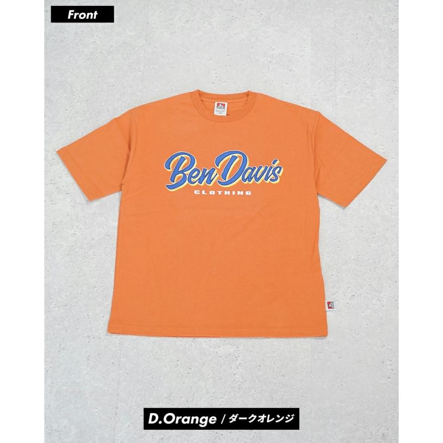 BEN DAVIS ベンデイビス Tシャツ メンズ 半袖 SCRIPT PATCH TEE ダークオレンジ | BEN DAVIS | 05