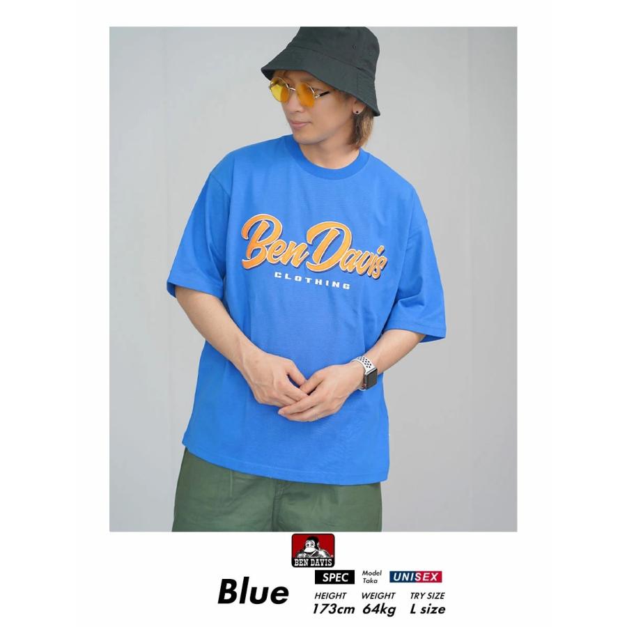 BEN DAVIS ベンデイビス Tシャツ メンズ 半袖 SCRIPT PATCH TEE ブルー | BEN DAVIS | 02