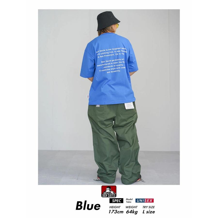 BEN DAVIS ベンデイビス Tシャツ メンズ 半袖 SCRIPT PATCH TEE ブルー | BEN DAVIS | 04