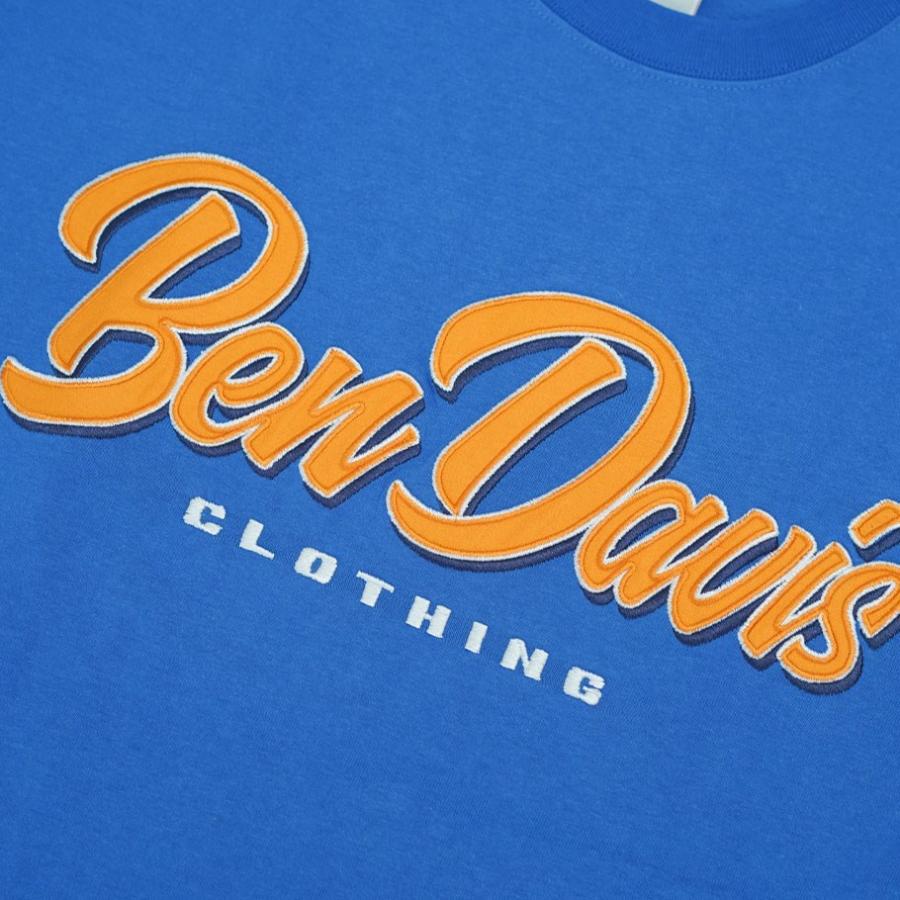 BEN DAVIS ベンデイビス Tシャツ メンズ 半袖 SCRIPT PATCH TEE ブルー | BEN DAVIS | 08