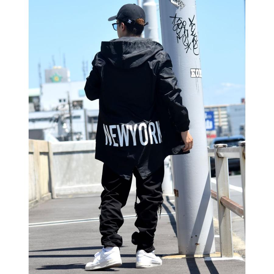 BLACK KAVIAR ナイロン ロング コーチジャケット メンズ ロング BLACK KAVIAR ナイロン ロング コーチジャケット メンズ ロング