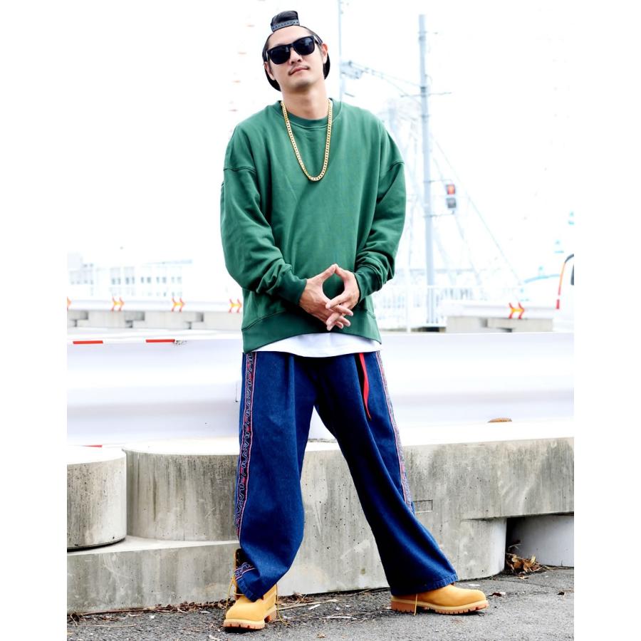 BLACK KAVIAR トレーナー メンズ 無地 ビッグシルエット