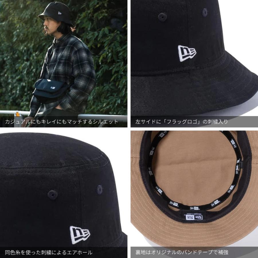 ニューエラ バケットハット 帽子 メンズ レディース NEW ERA BUCKET-01 バケット01 ゴルフ おしゃれ 人気 ブランド 小さい 大きい サイズ 黒 白 ベージュ | NEW ERA | 18