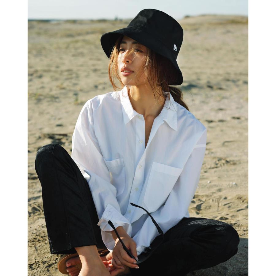 ニューエラ バケットハット 帽子 メンズ レディース NEW ERA BUCKET-03 バケット03 つば広 ゴルフ おしゃれ 人気 ブランド 小さい 大きい サイズ 黒 ベージュ | NEW ERA | 06