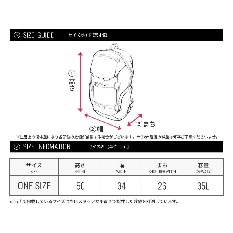 ニューエラ リュック バックパック メンズ レディース NEW ERA キャリアパック 35L 大容量 撥水 通勤 通学 ビジネス おしゃれ ブランド | NEW ERA | 09