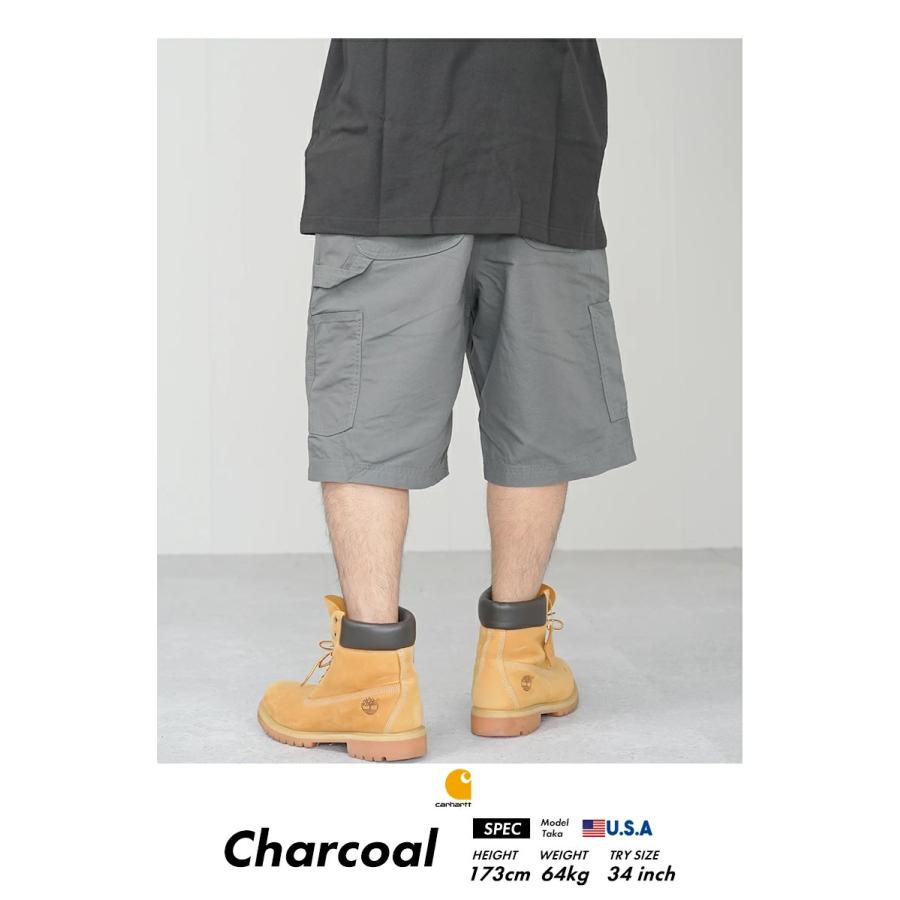 カーハート ハーフパンツ キャンバス ショートパンツ メンズ ワイド 大きいサイズ Carhartt B147 USA企画｜deep｜11