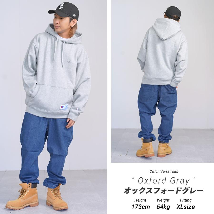 チャンピオン スウェット プルオーバー パーカー 裏起毛 メンズ 厚手 スーパーフリース Champion フーデッドスウェットシャツ 23FW アクションスタイル C3-Y135 | Champion | 08