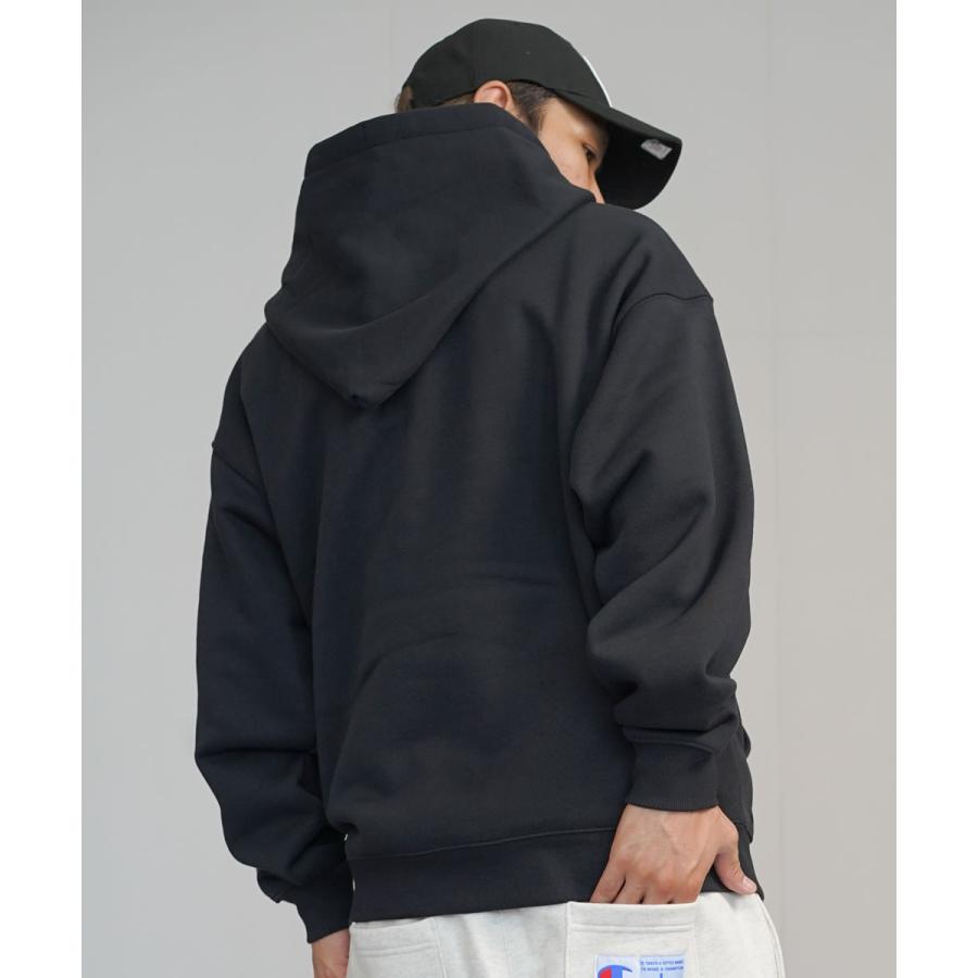 チャンピオン スウェット プルオーバー パーカー 裏起毛 メンズ 厚手 スーパーフリース Champion フーデッドスウェットシャツ 23FW アクションスタイル C3-Y135 | Champion | 11