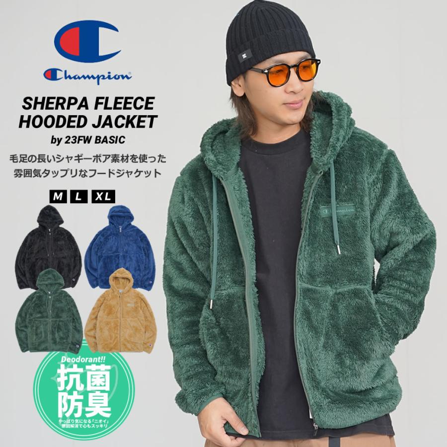 Champion チャンピオン パーカー メンズ シャギーボアフリース