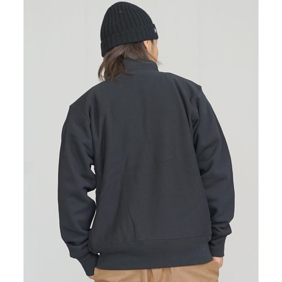 チャンピオン ハーフジップ トレーナー メンズ リバースウィーブ スウェット 裏起毛 Champion ハーフジップスウェットシャツ 23FW REVERSE WEAVE C3-Y017 | Champion | 04