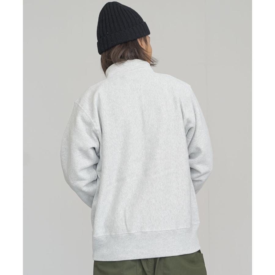 チャンピオン ハーフジップ トレーナー メンズ リバースウィーブ スウェット 裏起毛 Champion ハーフジップスウェットシャツ 23FW REVERSE WEAVE C3-Y017 | Champion | 10