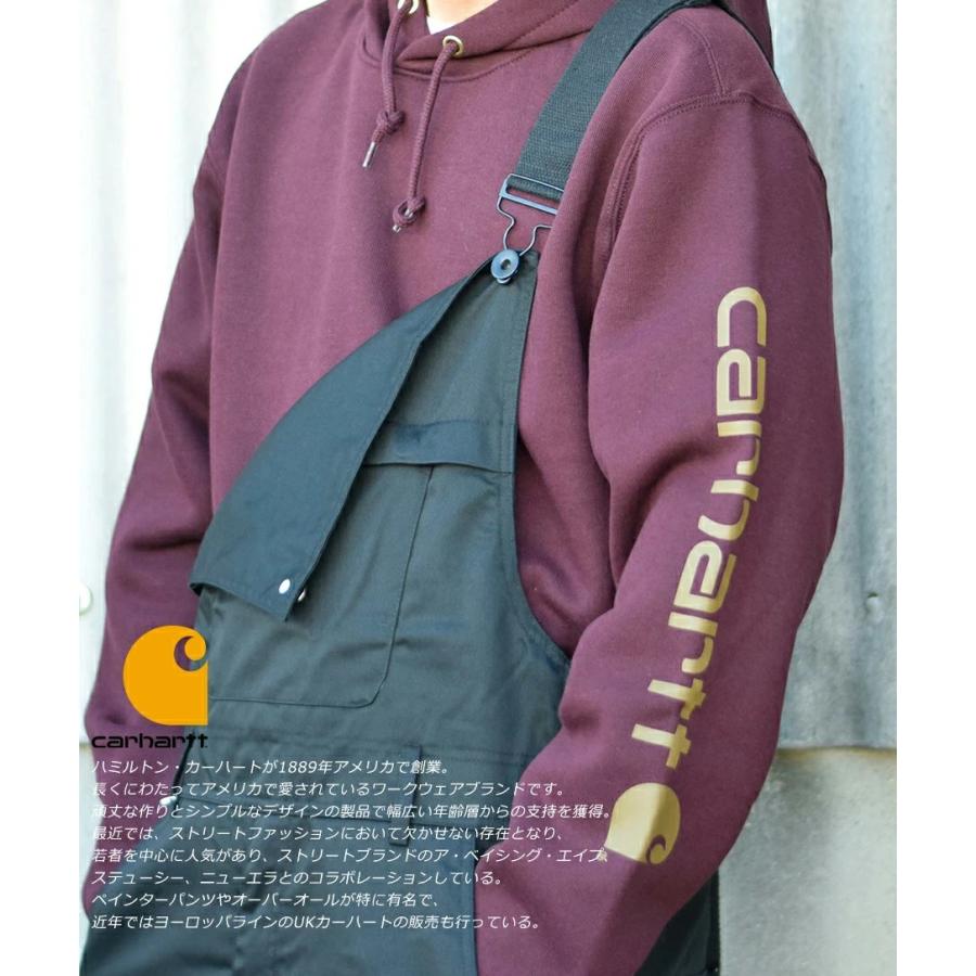 Carhartt カーハート パーカー メンズ 裏起毛 スウェット プルオーバー フーディー ロゴパッチ ワーク ブランド 大きいサイズ K122 USA企画 | Carhartt | 07
