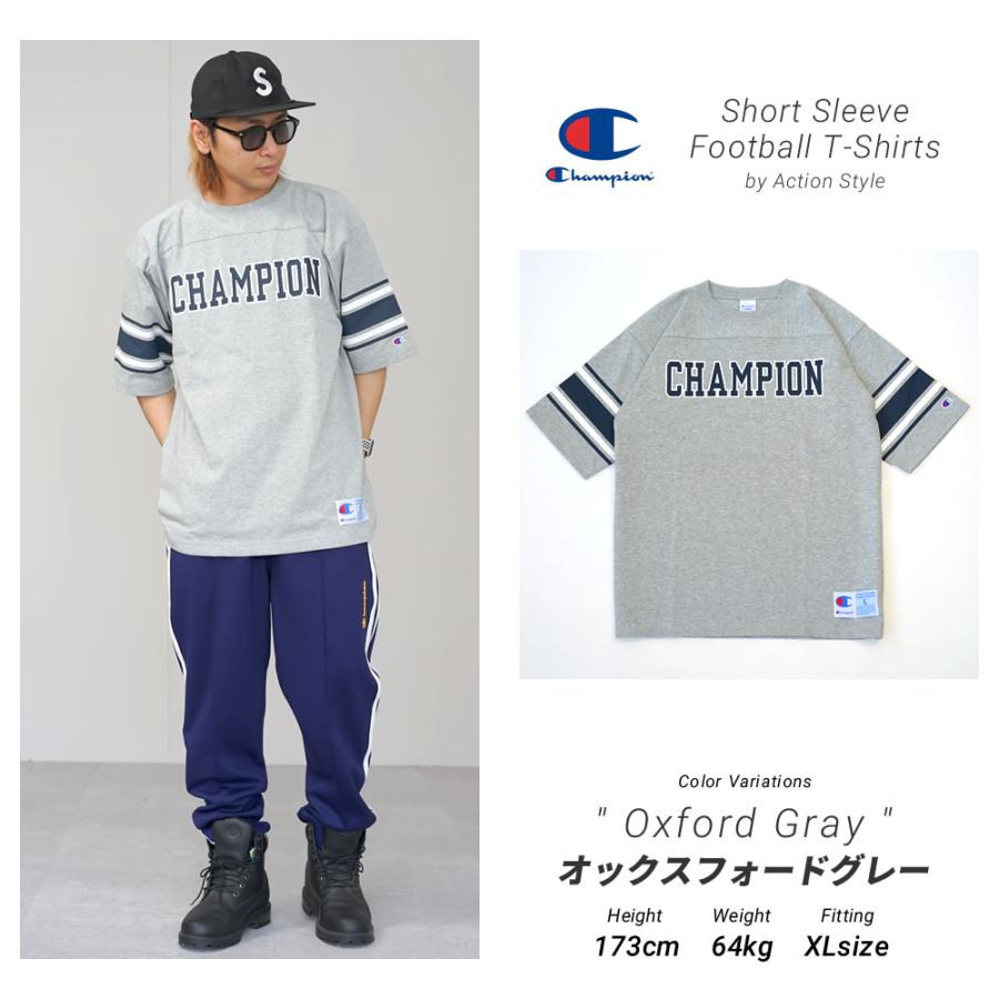 Champion チャンピオン フットボールTシャツ メンズ 23SS アクションスタイル C3-X320