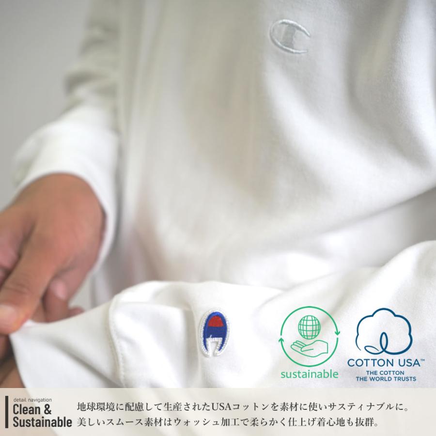 チャンピオン タートルネック ロングスリーブTシャツ ロンT 長袖Tシャツ メンズ レディース ブランド Champion 23FW 秋冬 新作 ベーシック C3-Y435 | Champion | 13