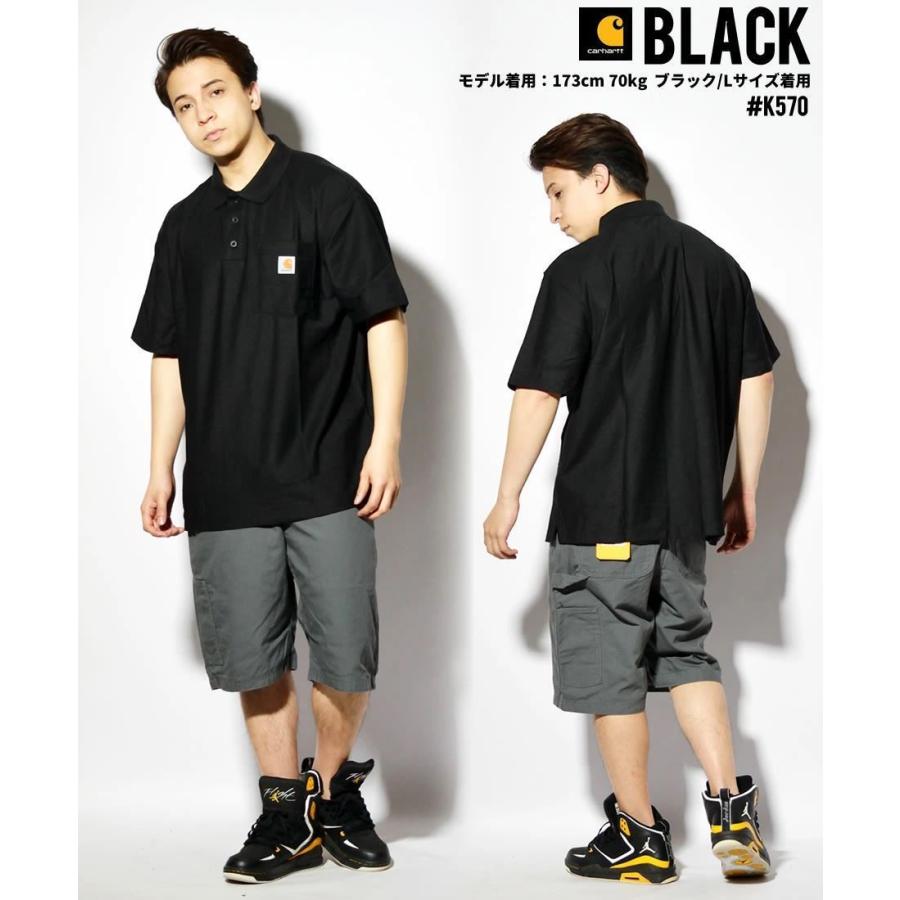 Carhartt カーハート ポロシャツ メンズ 半袖 鹿の子素材 オーバーサイズ ゆったり 大きめ K570 USA企画 | Carhartt | 06