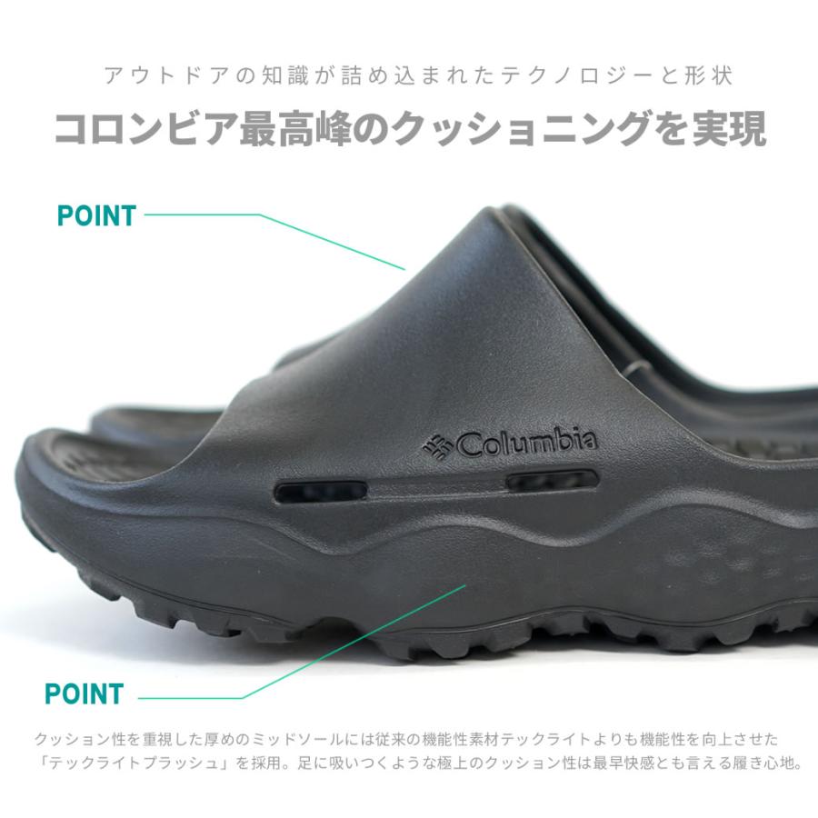 Columbia コロンビア リカバリーサンダル スライド 厚底 メンズ レディース アウトドア ブランド おしゃれ スライブリバイブ BM8043 | Columbia | 04