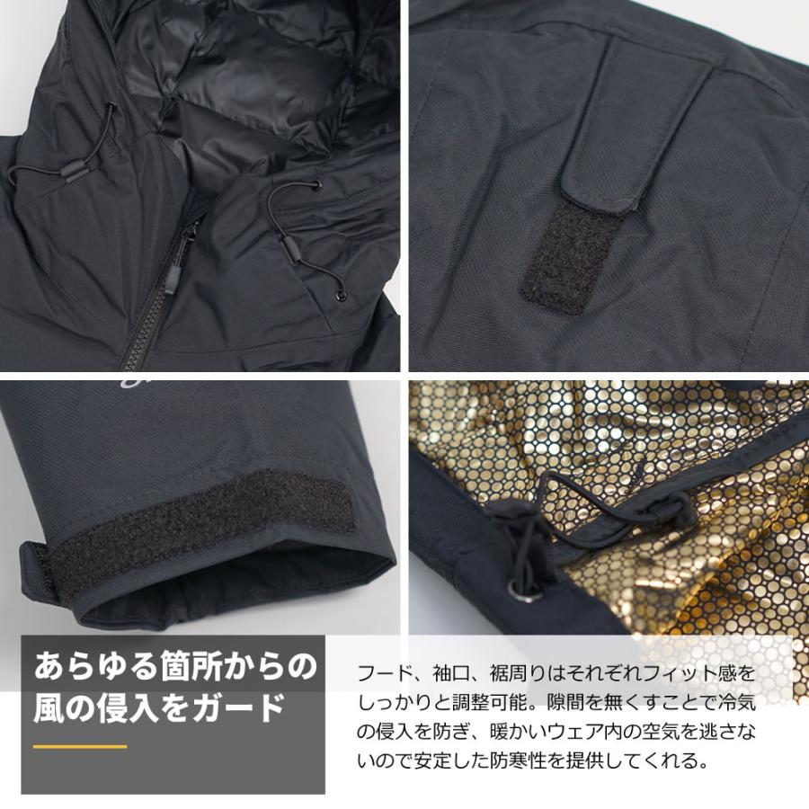 Columbia サーモグラフィーダウン コロンビア】裏地の“ゴールド”が暖かさの秘密！防寒＆防水透湿の