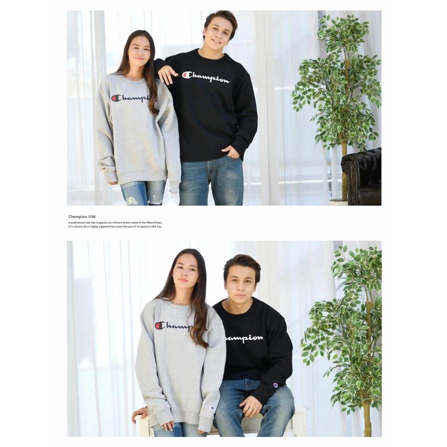 Champion チャンピオン トレーナー スウェット 裏起毛 メンズ レディース ロゴプリント 大きめ ブランド アメカジ GF88H Y06794 USA企画 | Champion | 06
