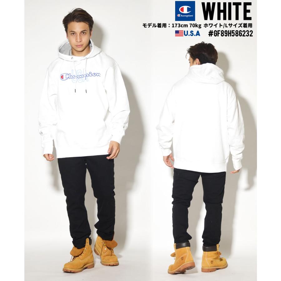 Champion チャンピオン スウェット パーカー メンズ プルオーバー 裏起毛 ゆったり ブランド アメカジ GF89H 586232 USA企画 | Champion | 01