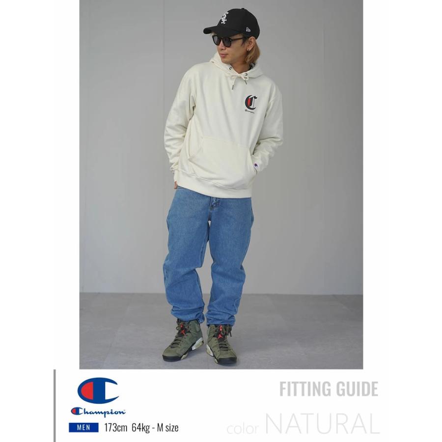 Champion チャンピオン パーカー メンズ 裏起毛 スウェット プルオーバー オーバーサイズ POWERBLEND GRAPHIC HOODIE GF89H 586NKA USA企画 | Champion | 05
