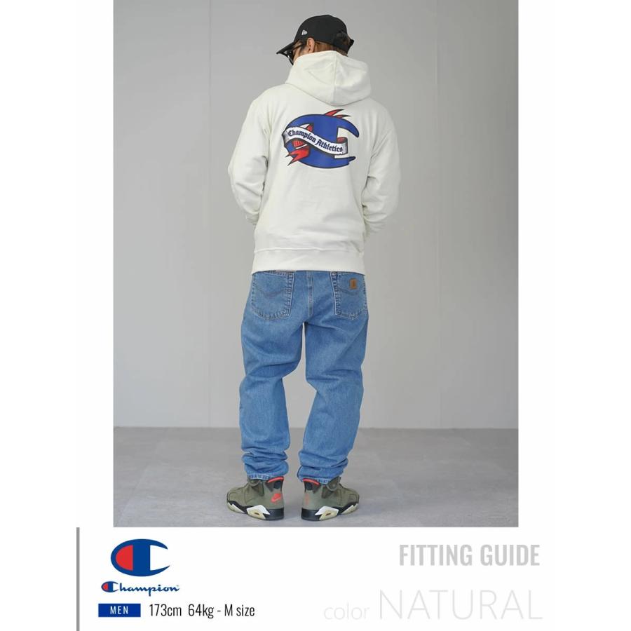 Champion チャンピオン パーカー メンズ 裏起毛 スウェット プルオーバー オーバーサイズ POWERBLEND GRAPHIC HOODIE GF89H 586NKA USA企画 | Champion | 06