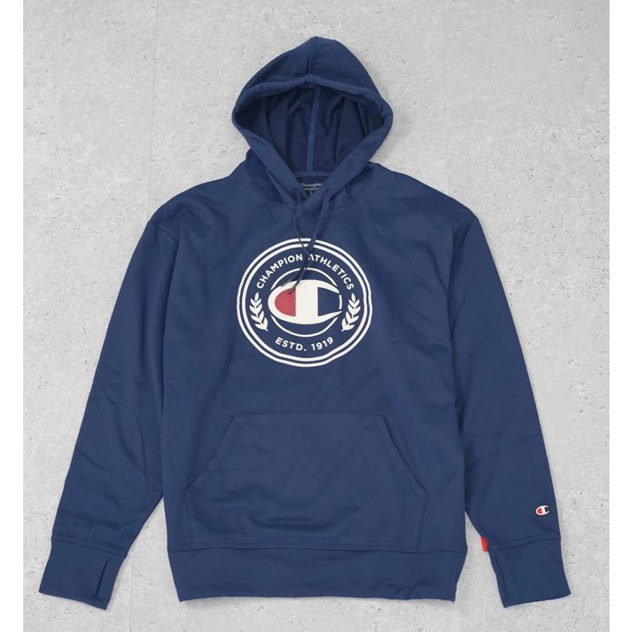 Champion チャンピオン パーカー メンズ 裏起毛 スウェット プルオーバー オーバーサイズ POWERBLEND GRAPHIC HOODIE GF89H USA企画｜deep｜04