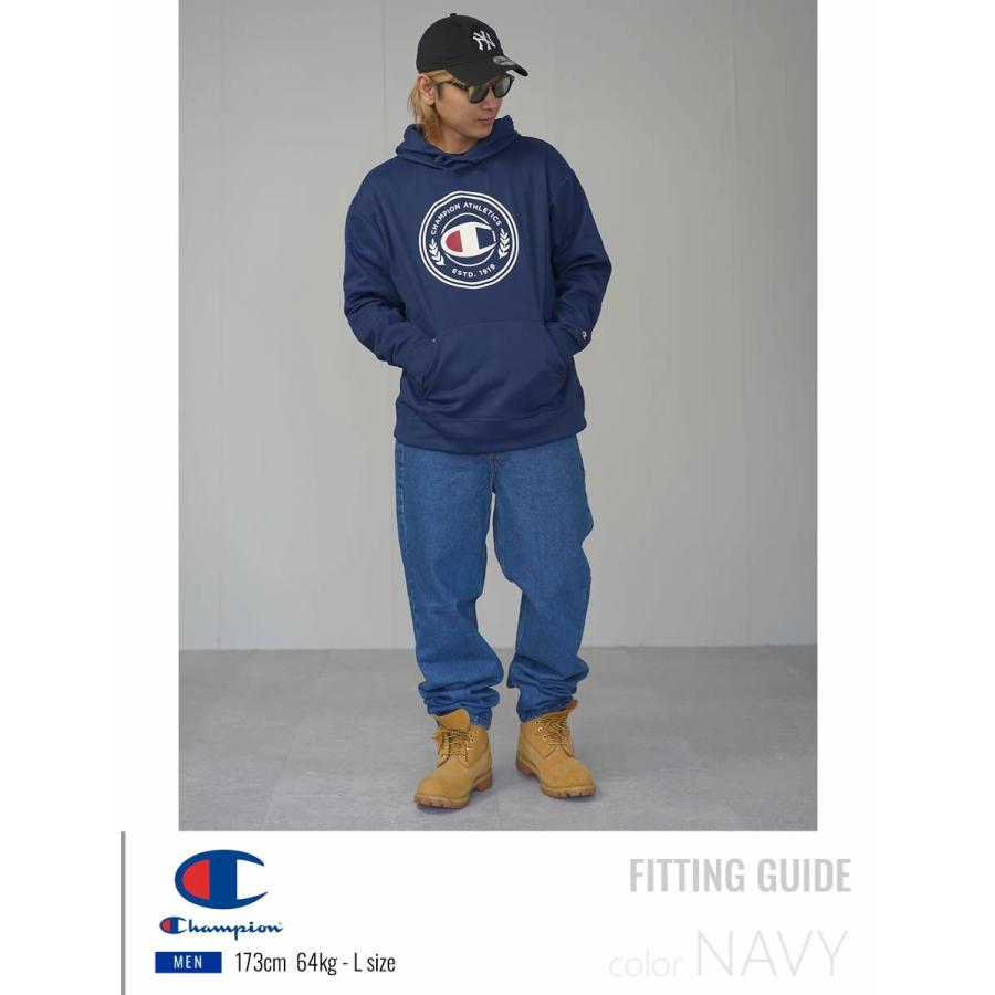 Champion チャンピオン パーカー メンズ 裏起毛 スウェット プルオーバー オーバーサイズ POWERBLEND GRAPHIC HOODIE GF89H USA企画 | Champion | 05