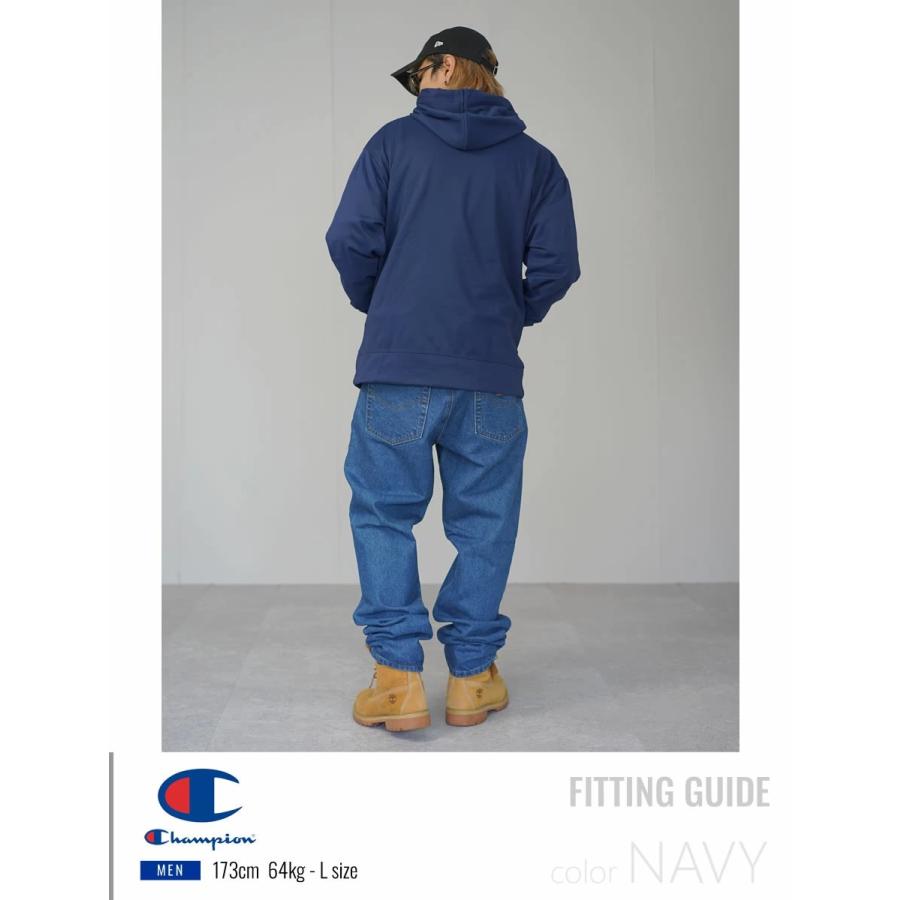 Champion チャンピオン パーカー メンズ 裏起毛 スウェット プルオーバー オーバーサイズ POWERBLEND GRAPHIC HOODIE GF89H USA企画 | Champion | 06