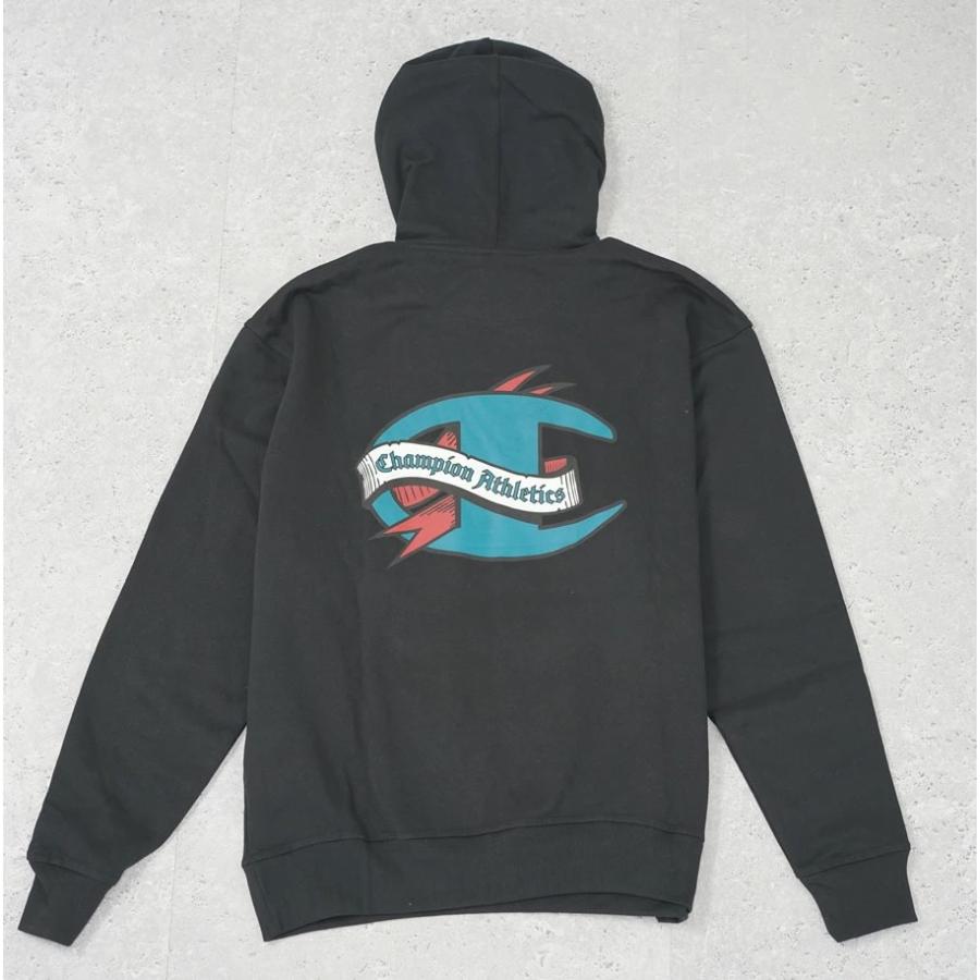 Champion チャンピオン パーカー メンズ 裏起毛 スウェット プルオーバー オーバーサイズ POWERBLEND GRAPHIC HOODIE GF89H 586NKA USA企画 | Champion | 04