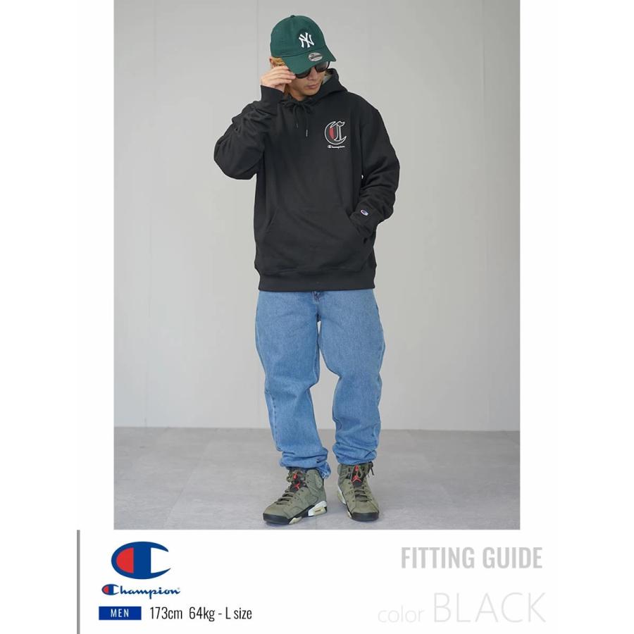 Champion チャンピオン パーカー メンズ 裏起毛 スウェット プルオーバー オーバーサイズ POWERBLEND GRAPHIC HOODIE GF89H 586NKA USA企画 | Champion | 05