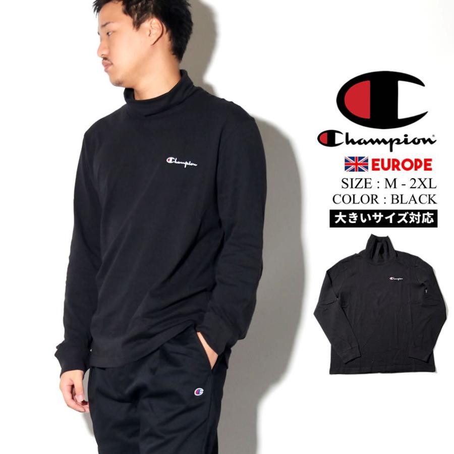 チャンピオン Champion ロンt 長袖tシャツ メンズ タートルネック 大きいサイズ ヨーロッパモデル ブランド 秋冬 Cptt049 Deep B系 ストリートファッション 通販 Yahoo ショッピング