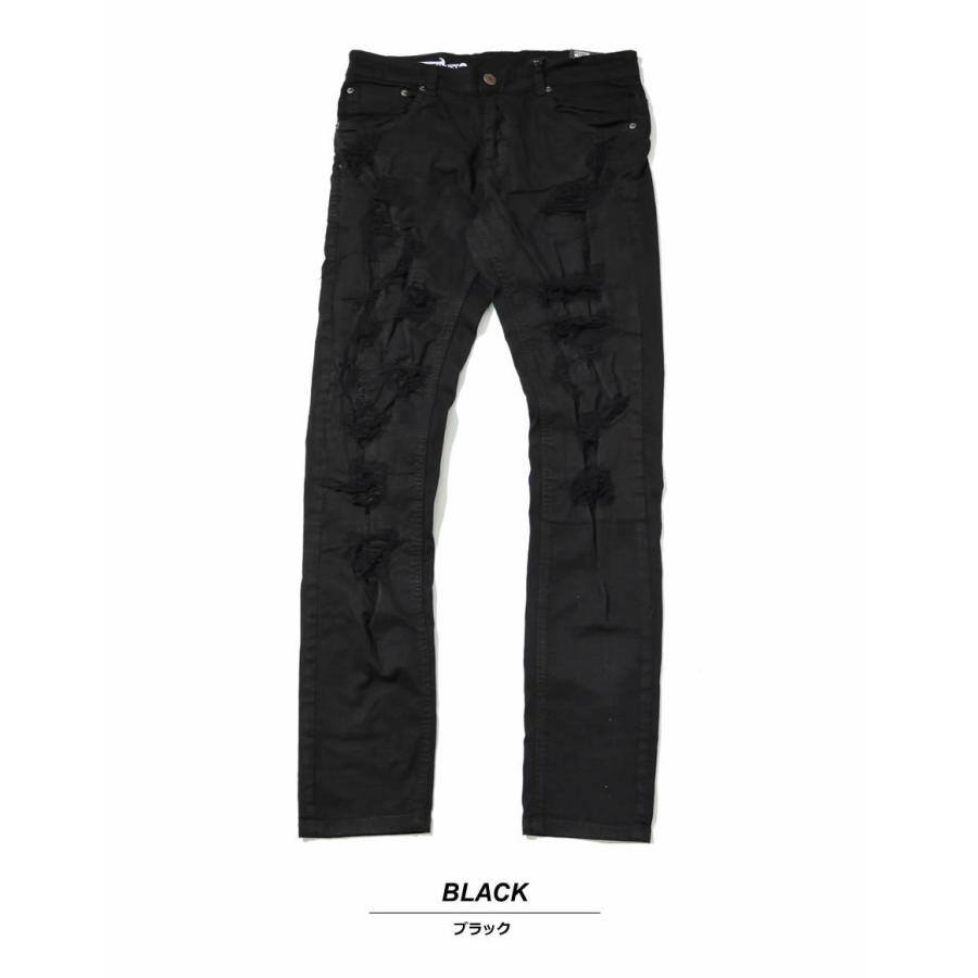 コッパーリベット COPPER RIVET チノパン カラーパンツ メンズ ダメージ加工 ストレッチ スリム USAブランド PANTS WITH RIPS & PERMANENT WRINKLES 33048 |  | 02