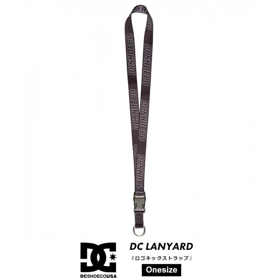 DC SHOES ディーシーシューズ ネックストラップ DC LANYARD ブラック | DC SHOES