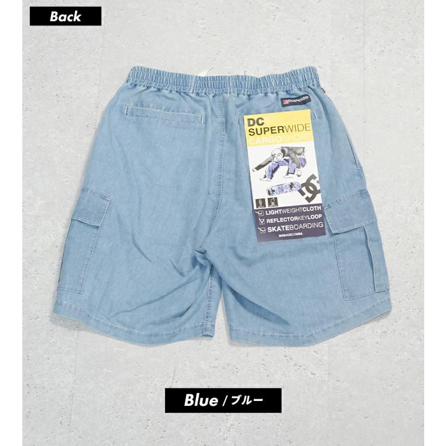 DC SHOES ディーシーシューズ デニム カーゴ ハーフパンツ ショートパンツ メンズ 23 LT CARGO SHORT インディゴ | DC SHOES | 06