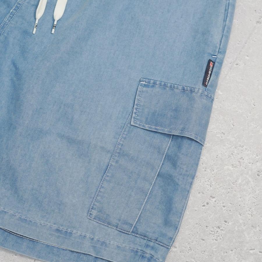 DC SHOES ディーシーシューズ デニム カーゴ ハーフパンツ ショートパンツ メンズ 23 LT CARGO SHORT インディゴ | DC SHOES | 08