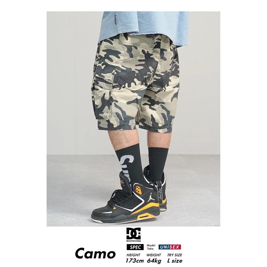 DC SHOES（ディーシーシューズ） 迷彩 カーゴ ハーフパンツ ショート