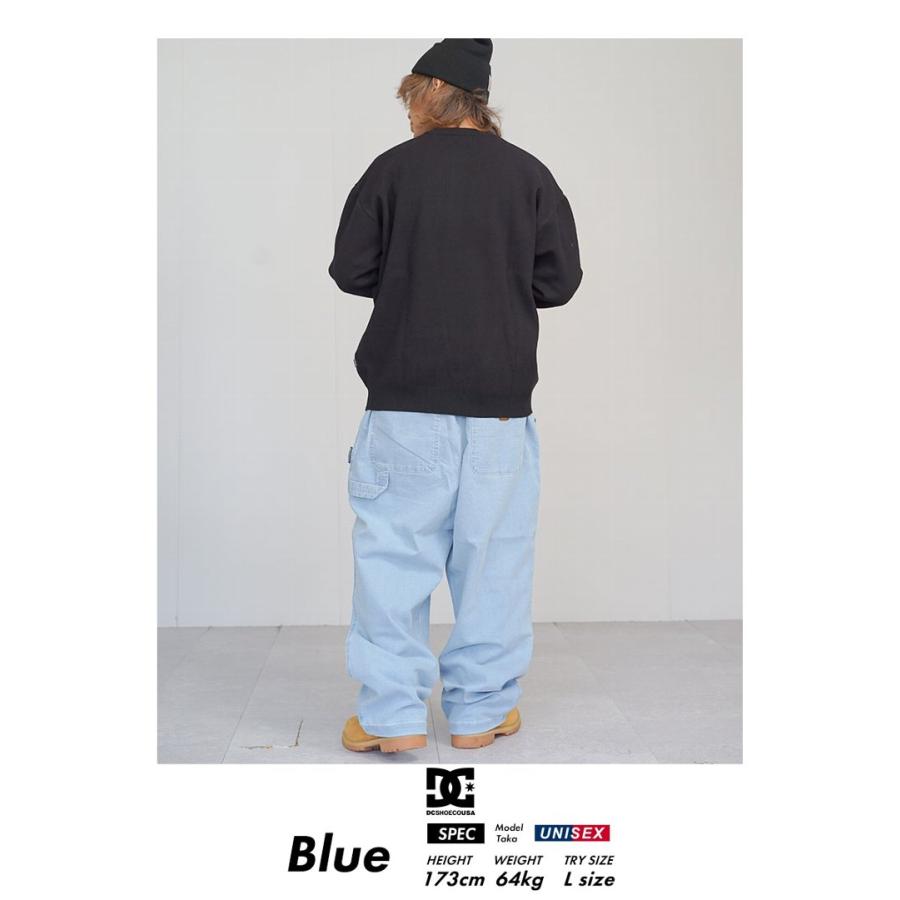 DC ディーシー スーパー ワイド ペインター パンツ ワイドシルエット メンズ ロゴ シンプル ボトムス スケーター B系 ストリート系 ファッション DPT241006 | DC SHOES | 04