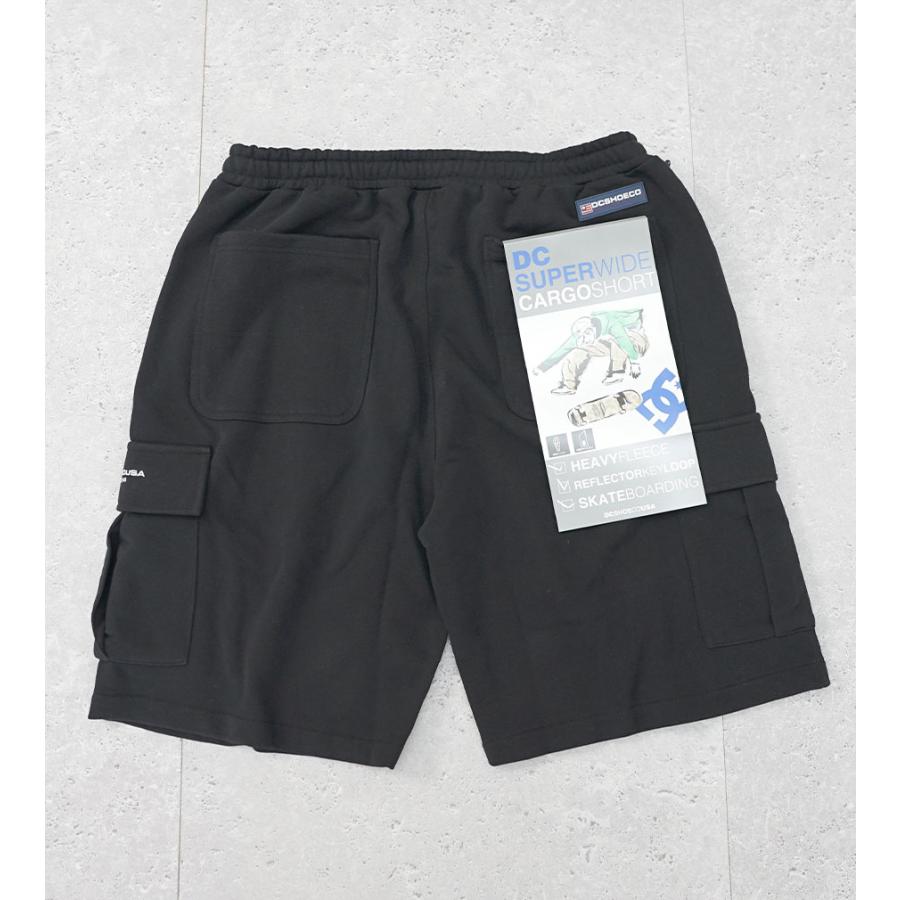 DC ハーフパンツ スウェット カーゴ メンズ ブラック ロゴ シンプル ボトムス スケーター ストリート系 ファッション DWS241011 | DC SHOES | 06