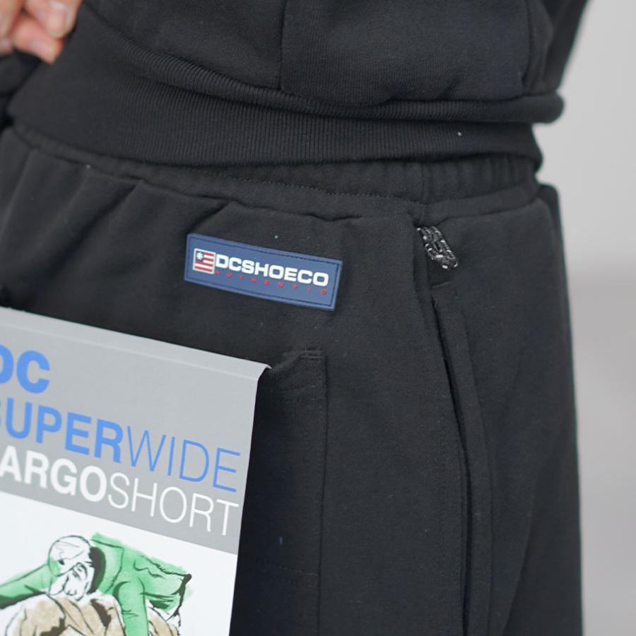DC ハーフパンツ スウェット カーゴ メンズ ブラック ロゴ シンプル ボトムス スケーター ストリート系 ファッション DWS241011 | DC SHOES | 09