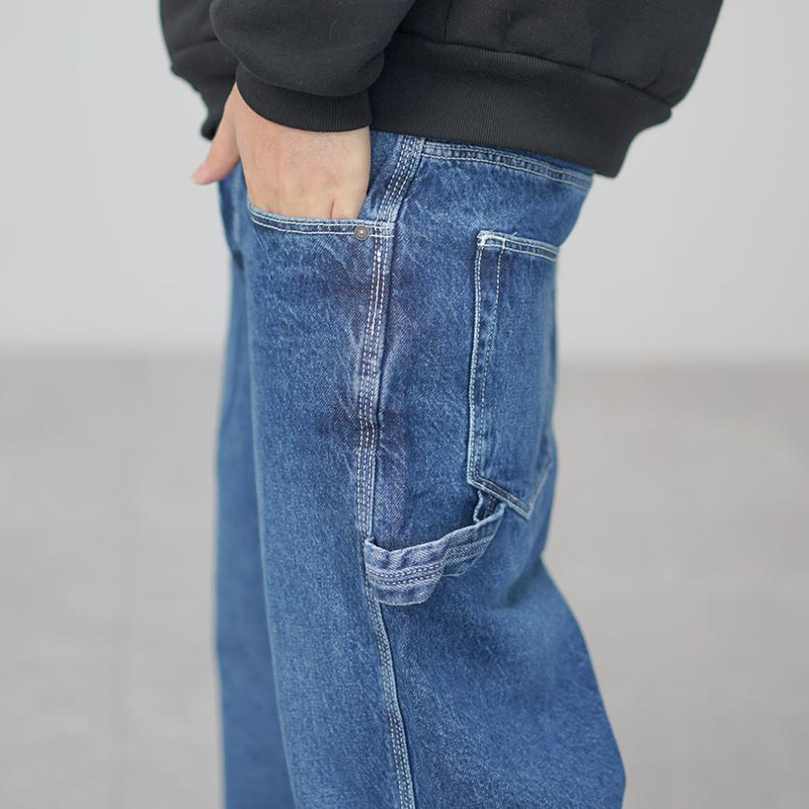 DC ジーンズ ペインターパンツ バギー メンズ デニム ワイド ロゴ シンプル ボトムス スケーター ストリート系 ファッション DPT241050 | DC SHOES | 07