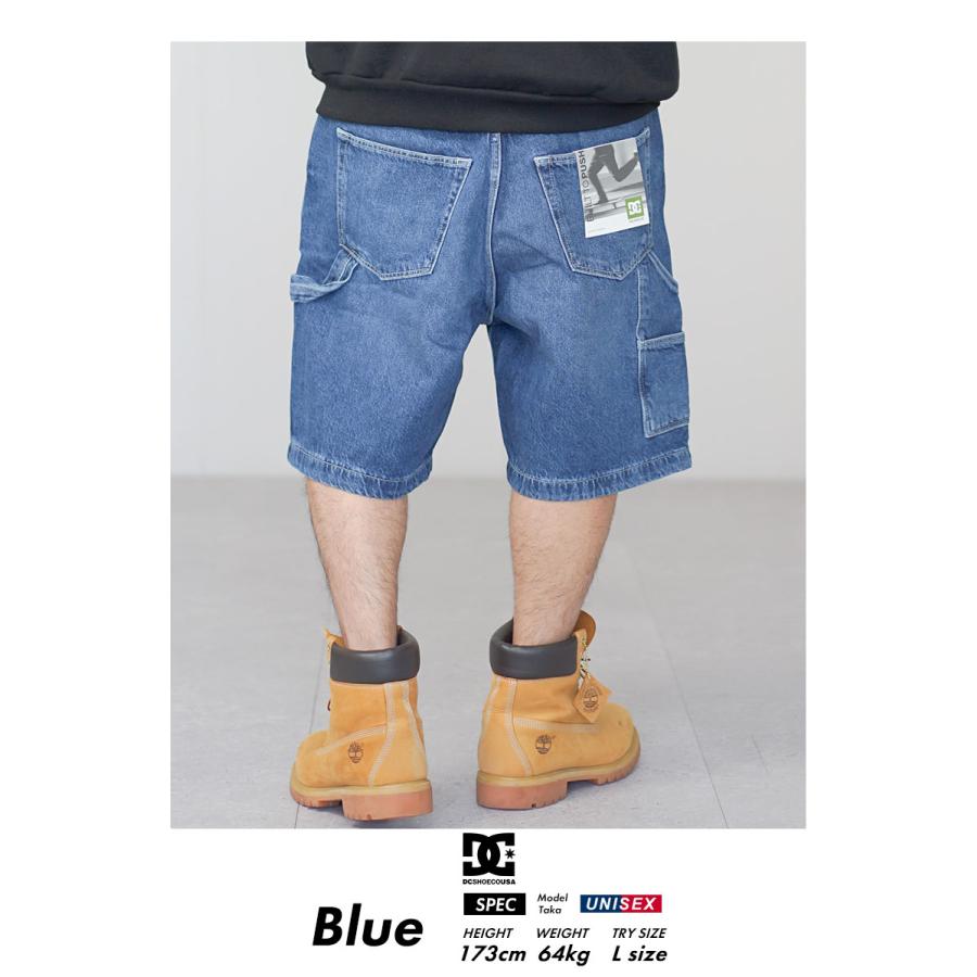 DC ジーンズ ハーフパンツ デニムショーツ メンズ ワイド ロゴ シンプル ボトムス スケーター ストリート系 ファッション DWS241056 | DC SHOES | 03