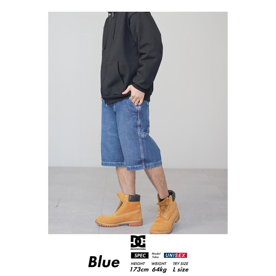 DC ジーンズ ハーフパンツ デニムショーツ メンズ ワイド ロゴ シンプル ボトムス スケーター ストリート系 ファッション DWS241056 | DC SHOES | 04