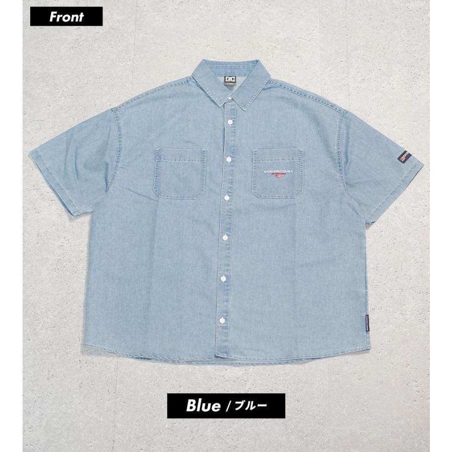 DC SHOES ディーシーシューズ デニムワークシャツ メンズ 23 WORKERS SS SHIRT インディゴ | DC SHOES | 05
